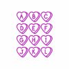 Valentine Messages Font 75 Machine Embroidery Designs - Image 4