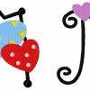 Alphabet Heart Font 30 Machine Embroidery Designs - Image 8