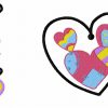 Alphabet Heart Font 30 Machine Embroidery Designs - Image 16