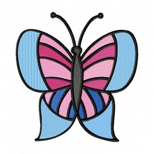 Colorful Butterflies 10 Machine Embroidery Designs on CD in 6 sizes  60 designs