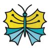 Colorful Butterflies 10 Machine Embroidery Designs on CD in 6 sizes  60 designs - Image 4