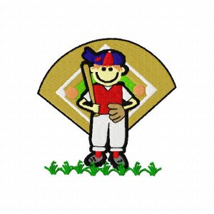 Little Slugger Baseball Machine Embroidery Designs