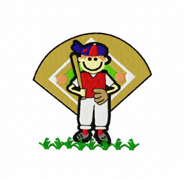 Little Slugger Baseball Machine Embroidery Designs