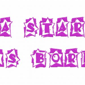 A Star is Born Font Machine Embroidery Designs